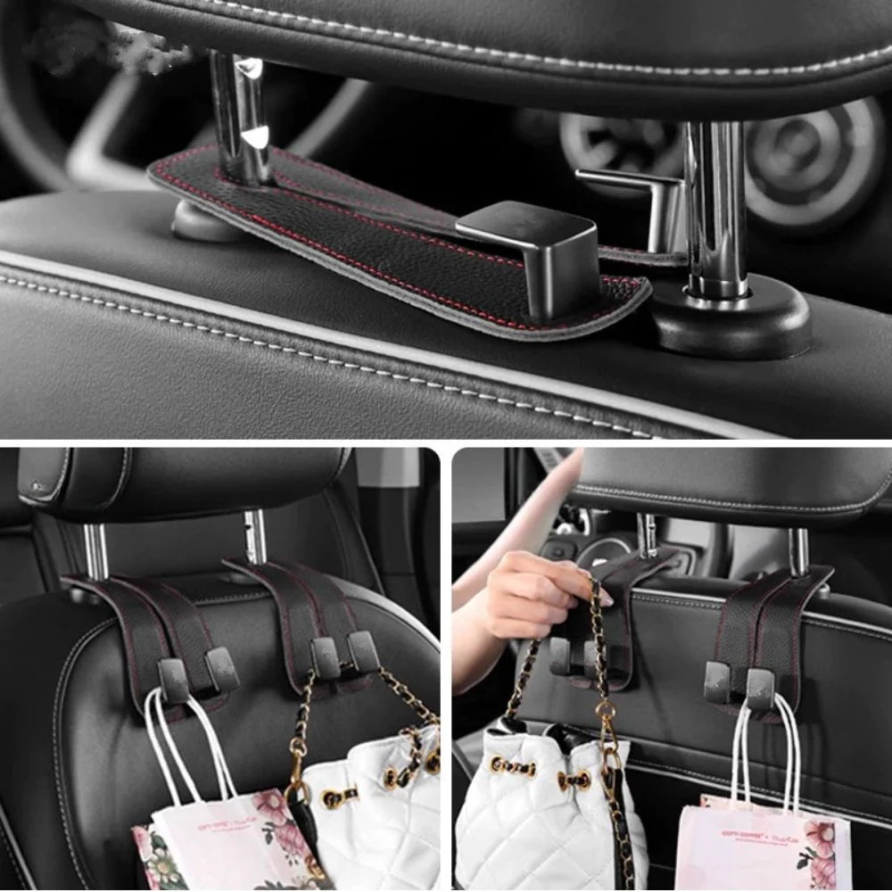 Dubbele autostoelhaak - De ultieme auto-organizer